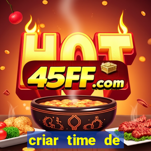 criar time de futebol simulador